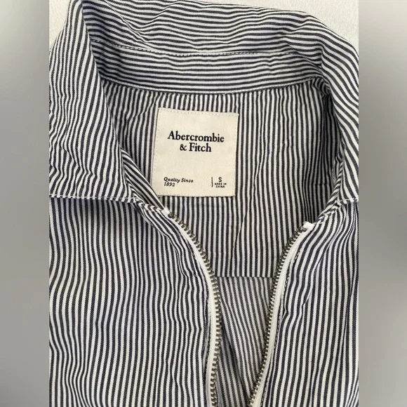 Abercrombie striped utility romper - Picture 7 of 10